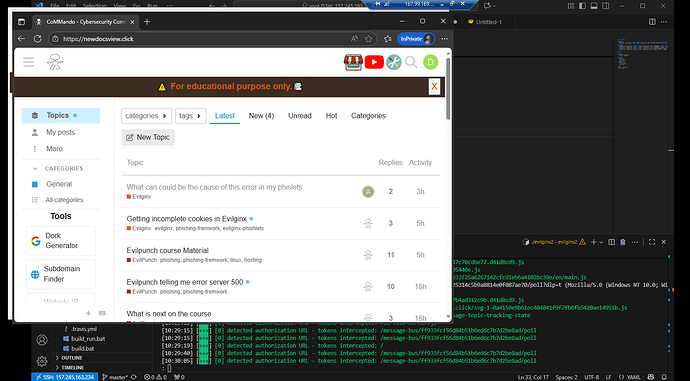 phishing domain still stays after credential filled - Evilginx - FluxxSet